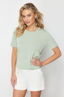 Trendyol Mint Crew Neck Knitwear T-Shirt