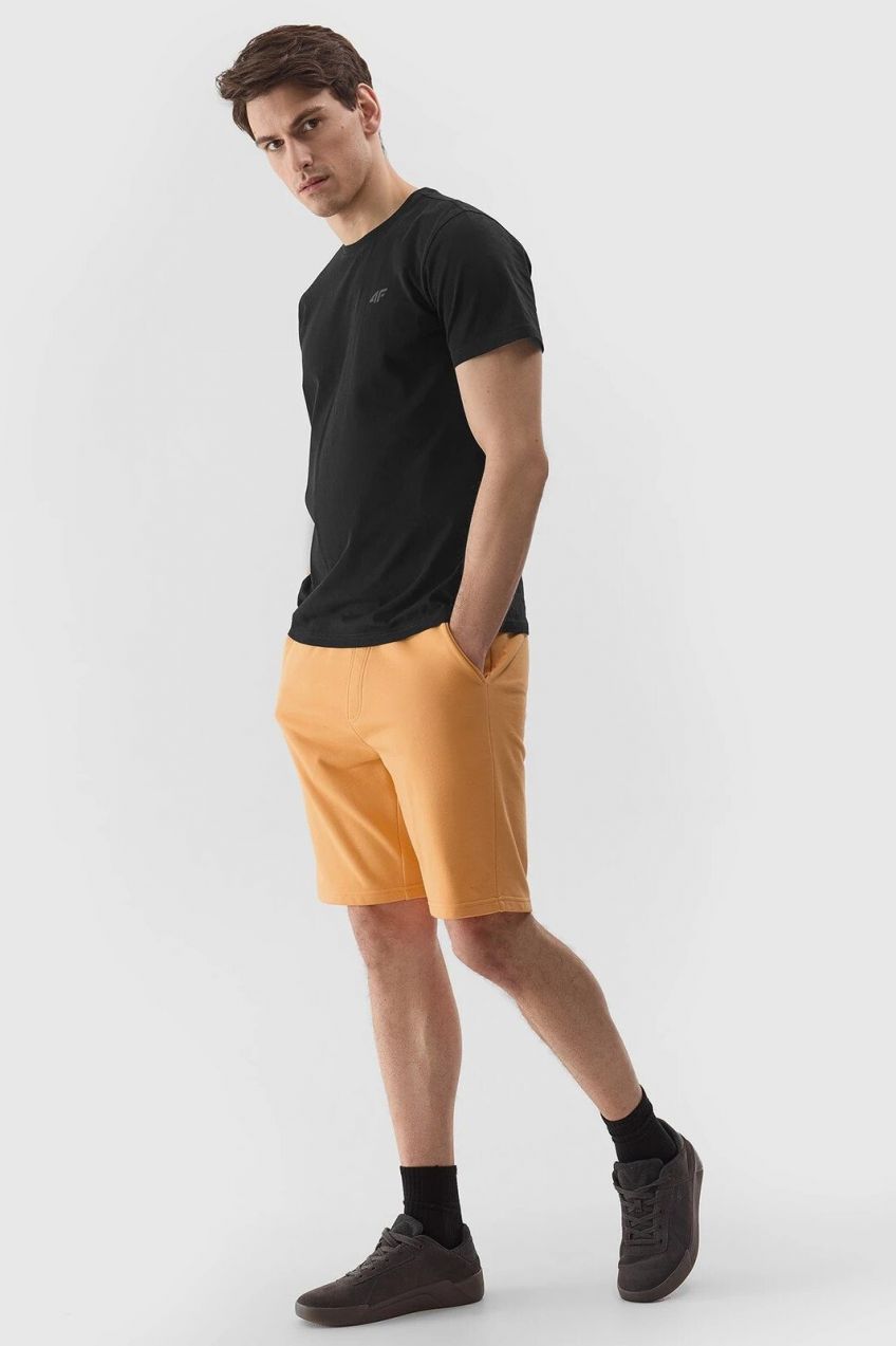 Men's 4F Tracksuit Shorts - Salmon
