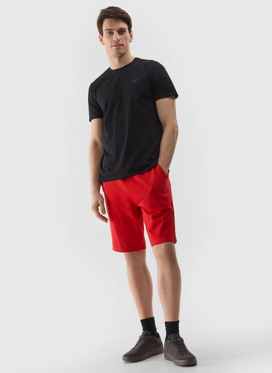 Men's 4F Tracksuit Shorts - Red