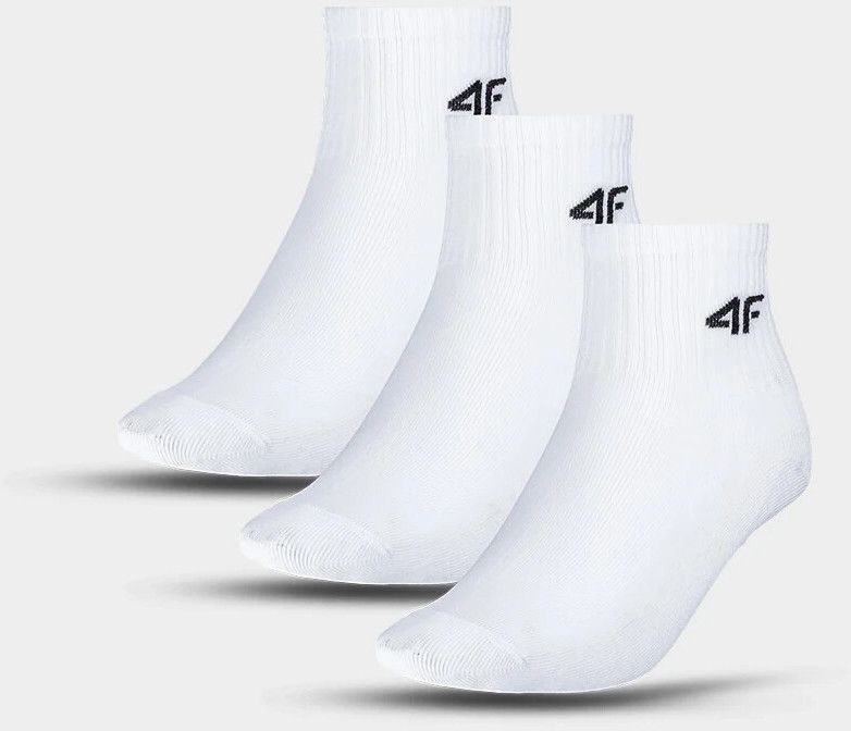 Children's Casual Socks Above the Ankle 4F (3pack) - Multicolor