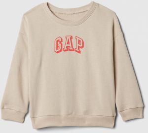 Béžová detská mikina s logom GAP