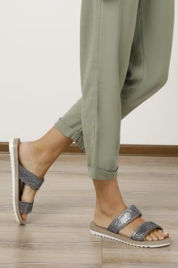 Polaris  91.313584.z Silver Woman Slipper