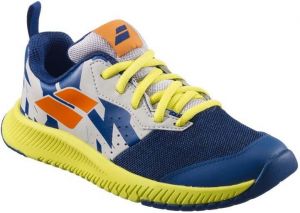 Babolat Pulsion All Court JR Dark Blue/Yellow Junior Tennis Shoes EUR 36.5