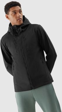 Men's windproof jacket softshell membrane 8000 4F - black