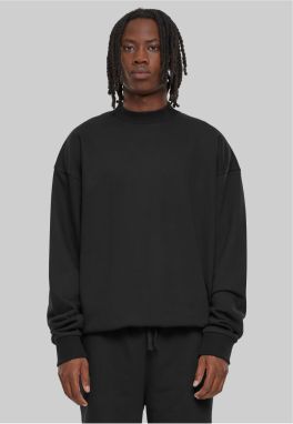Men's Light Terry Crew Sweatshirt - Black