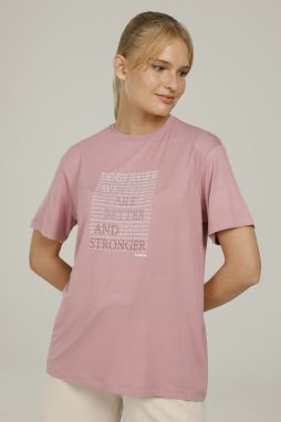 KINETIX SN784 LINA SLOGAN T-SHIRT D PINK Woman Sleeve T-Sh