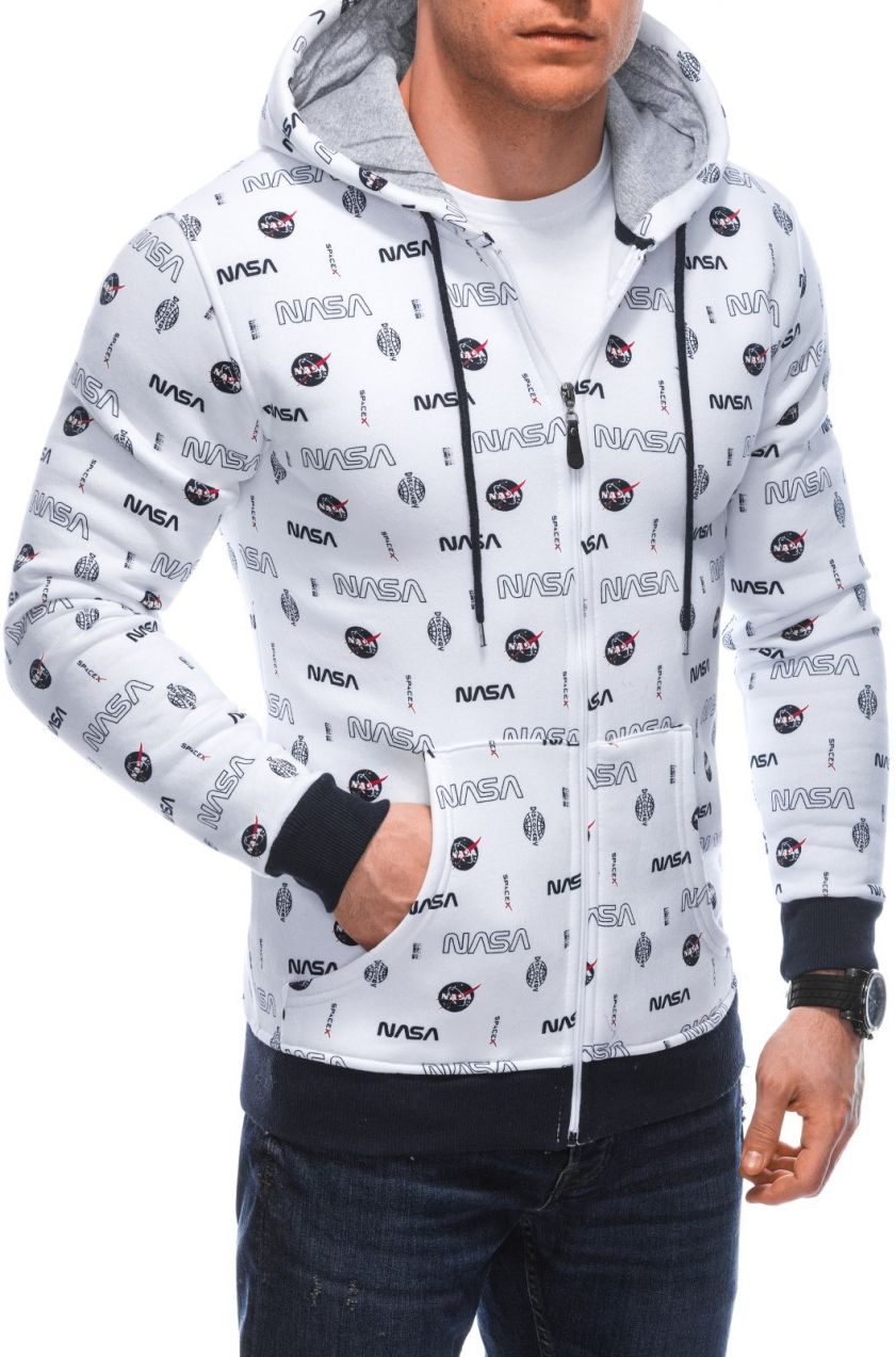 Edoti Men's zip-up sweatshirt