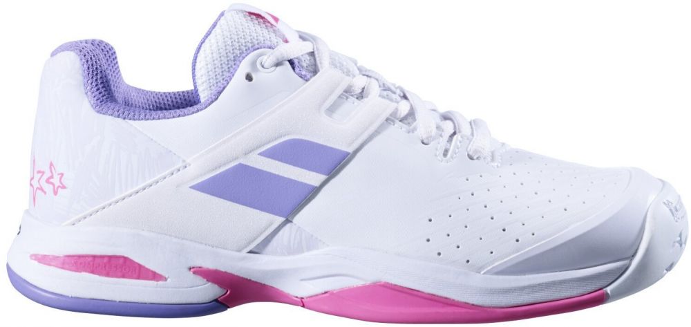 Babolat Propulse All Court Junior Girl White/Lavender EUR 39 Children's Tennis Shoes
