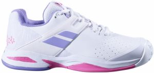 Babolat Propulse All Court Junior Girl White/Lavender EUR 39 Children's Tennis Shoes
