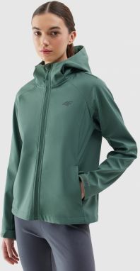 Women's windproof softshell jacket 5000 4F membrane - green