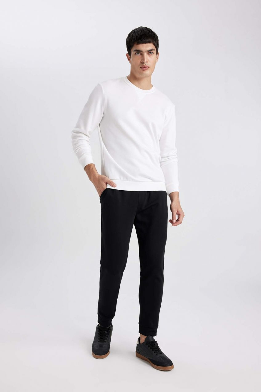 DEFACTO Slim Fit Rib Hem Sweatpants