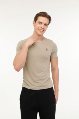 Lumberjack MB MODAL SB203 4FX L KHAKI Man Sleeve T-Sh