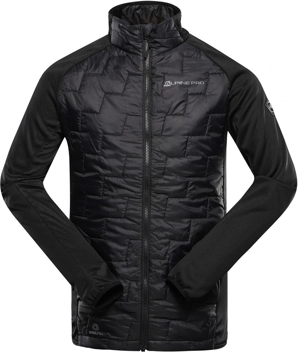 Men's sweatshirt with merino filling ALPINE PRO JORW black