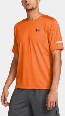 Oranžové pánske športové tričko Under Armour UA Tech Utility SS