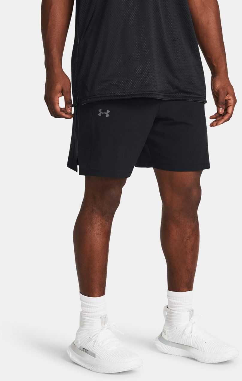Čierne športové kraťasy Under Armour UA Baseline Woven Short