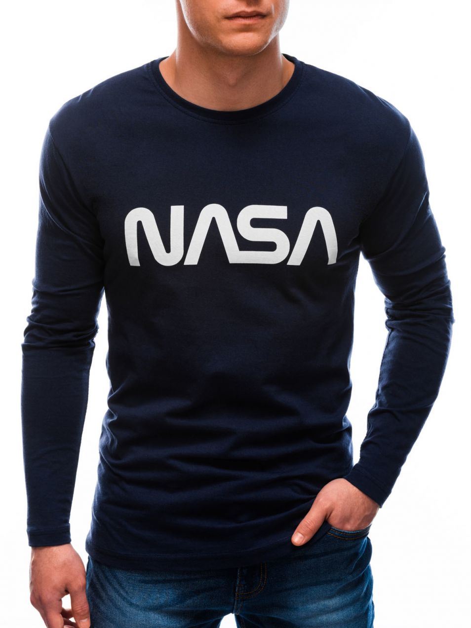 Pánske tričko s dlhým rukávom Edoti Nasa