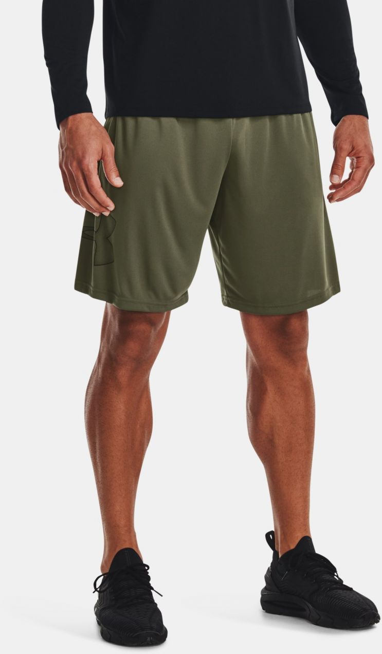 Kaki športové kraťasy Under Armour UA TECH GRAPHIC SHORT