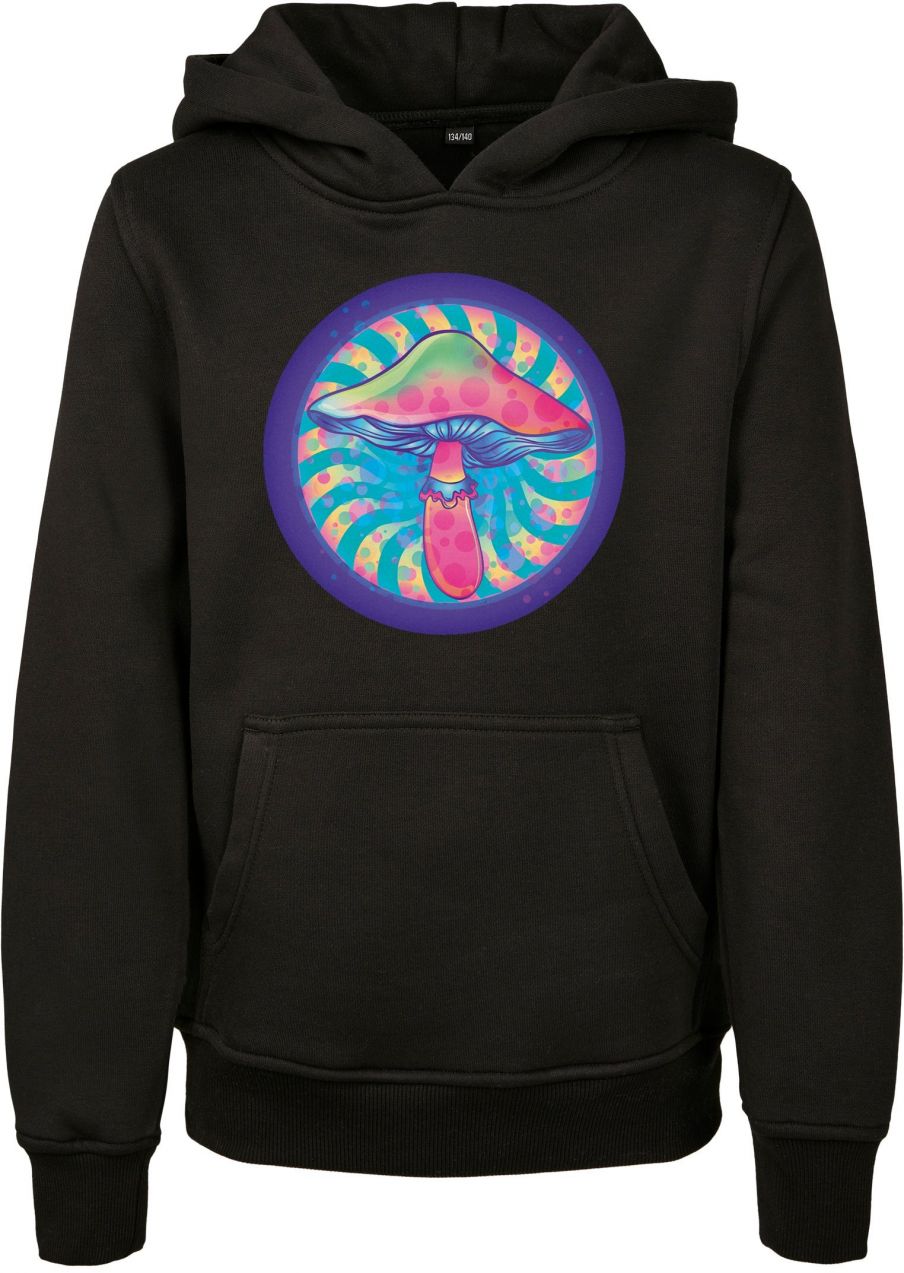 Children's Mushroom Hoody Black