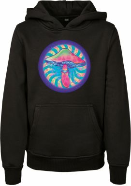 Children's Mushroom Hoody Black