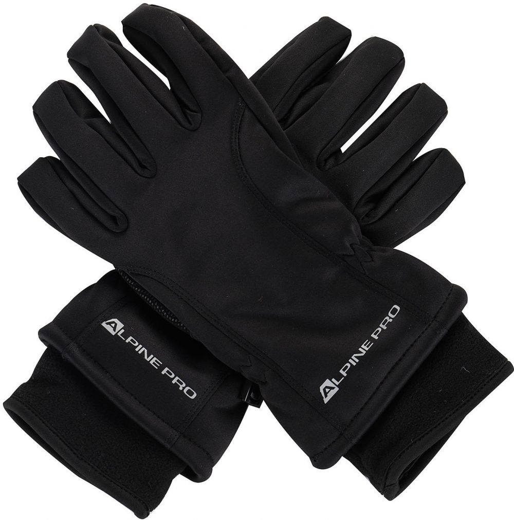 Softshell gloves with ptx membrane ALPINE PRO KAHUG black