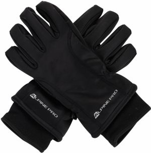 Softshell gloves with ptx membrane ALPINE PRO KAHUG black