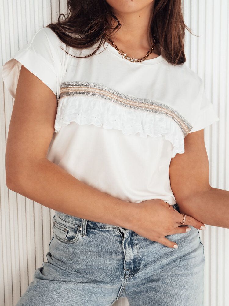 Women's boho T-shirt LOSANT ecru Dstreet