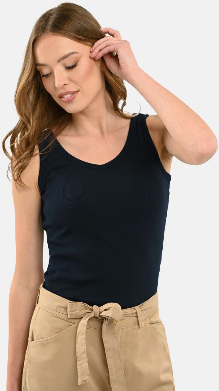 Volcano Woman's T-Shirt T-IDA Navy Blue