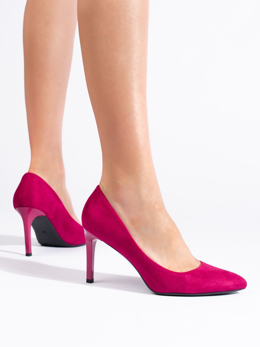 SERGIO LEONE Classic women's fuchsia pumps