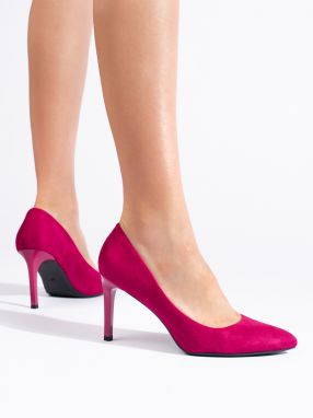SERGIO LEONE Classic women's fuchsia pumps