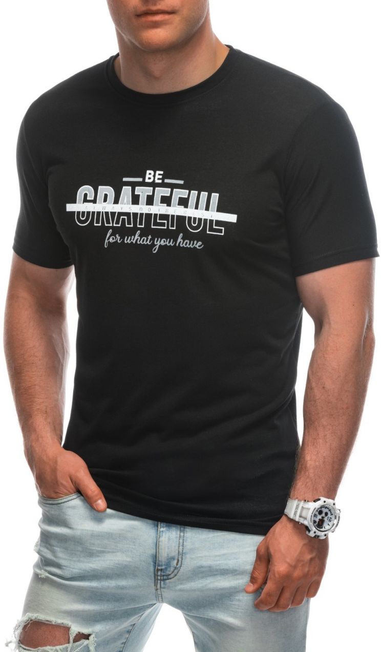Edoti Men's printed t-shirt