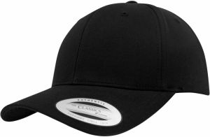 Curved classic snapback black