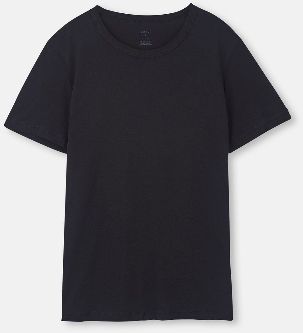 Dagi Black O Neck T-shirt
