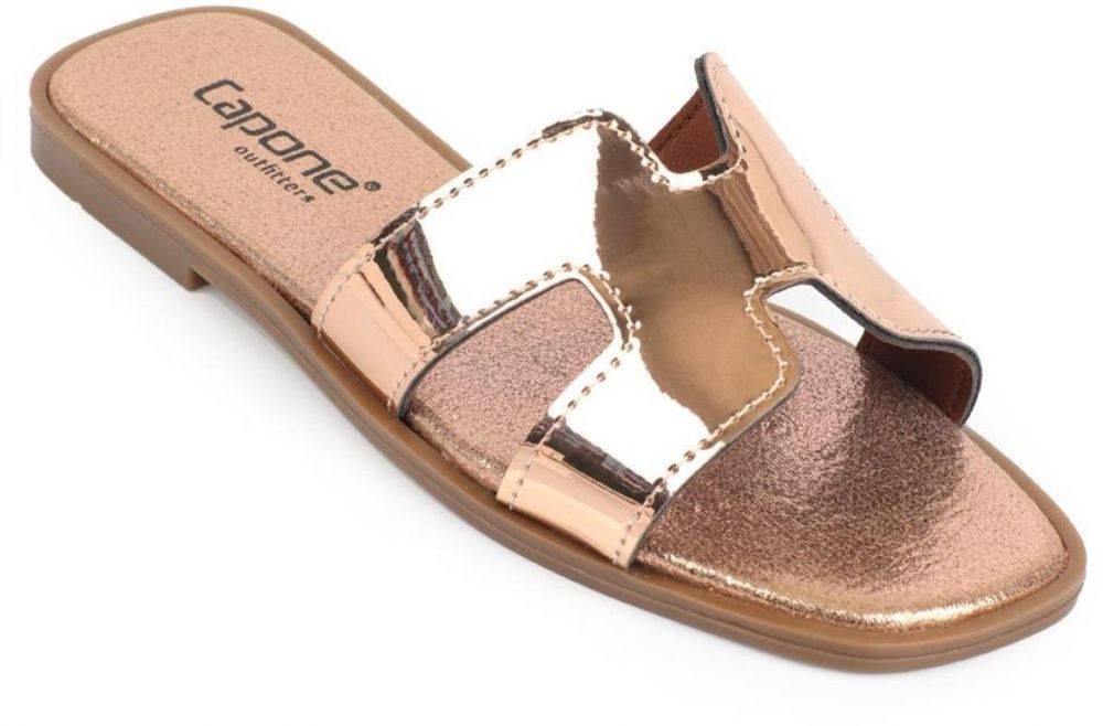 Capone Outfitters Capone Zrkadlové Halsey Rose Dámske Papuče