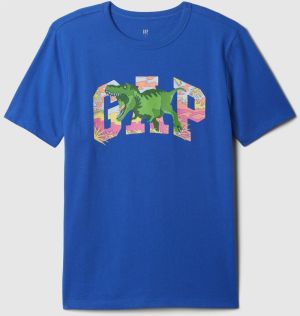 Modré chlapčenské tričko s logom GAP