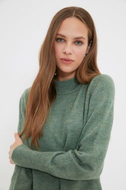 Trendyol Green High Neck Knitwear Sweater