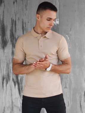 Men's Beige Dstreet Polo Shirt