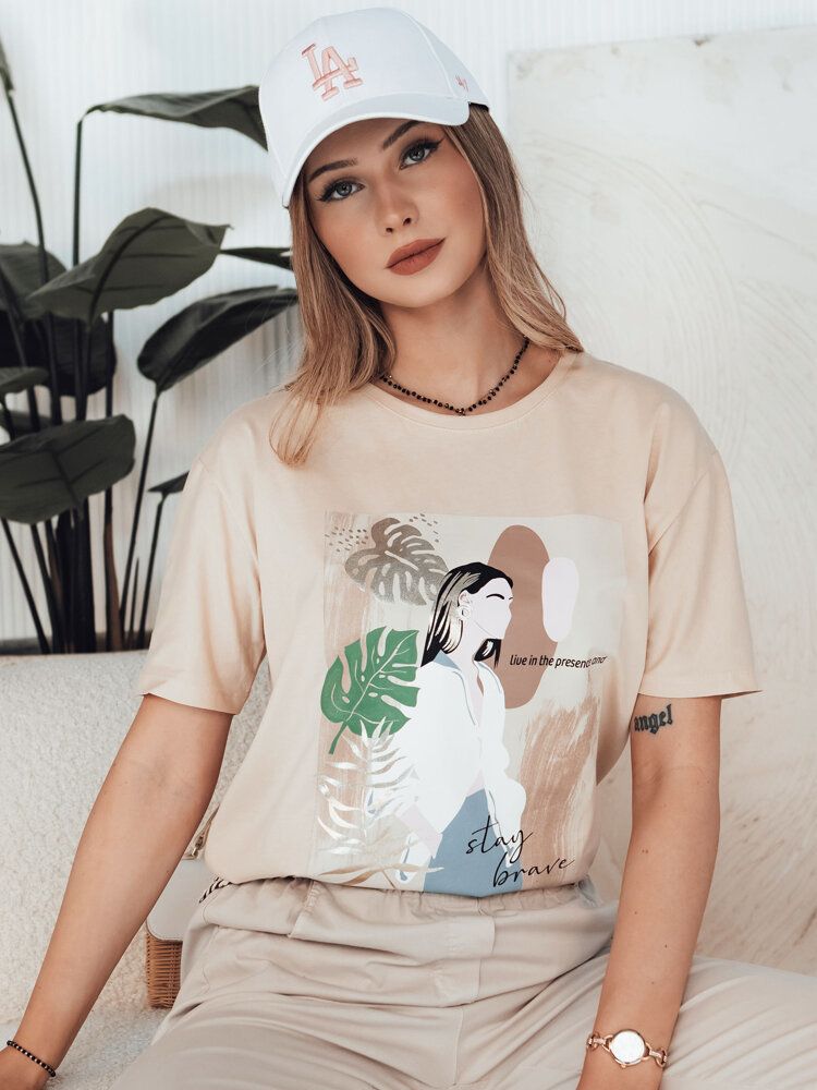 BRAVIS Peach Women's Dstreet T-Shirt