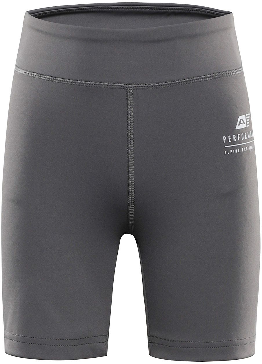 Children's short quick-drying leggings ALPINE PRO ELO smoked pearl