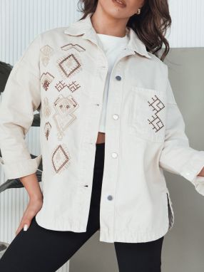 FILOMENAS women's denim jacket beige Dstreet
