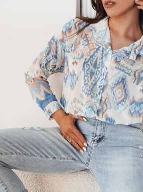 ALDINAS Women's Shirt Blue Dstreet
