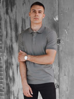 Men's Graphite Polo Shirt Dstreet