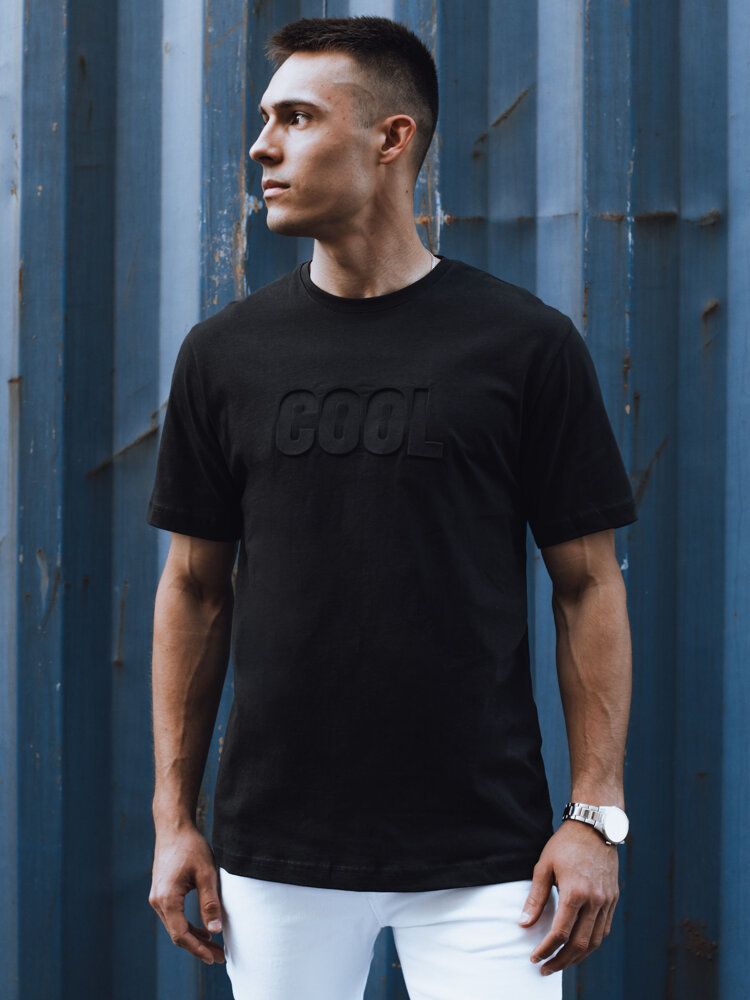 Men's T-shirt with black Dstreet print