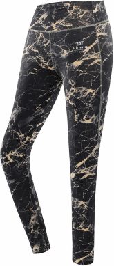 Women's sports leggings ALPINE PRO MARDA beige variant pb