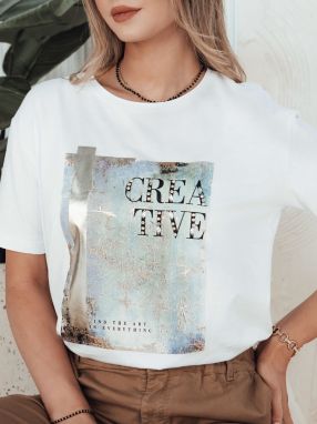 CREATIVE women's T-shirt white Dstreet