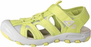 Children's summer shoes ALPINE PRO MONERO neon safety yellow