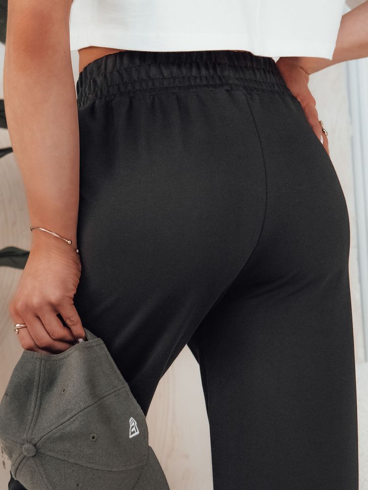 GLAPPO Women's Trousers Black Dstreet