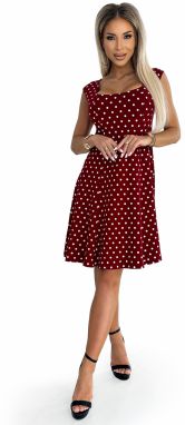 Women's cotton dress with diamond neckline Numoco