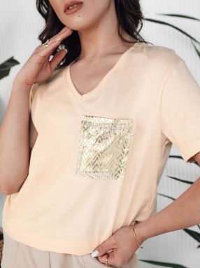 Women's T-shirt TASTI, peach, Dstreet