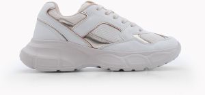 Marjin Women's Sneaker High Sole Sports Shoes Elfesa ECRU