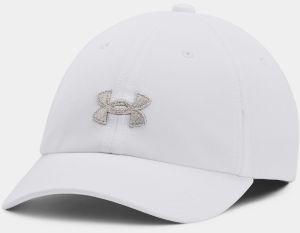 Šiltovka Under Armour Girl's UA Blitzing Adj-WHT